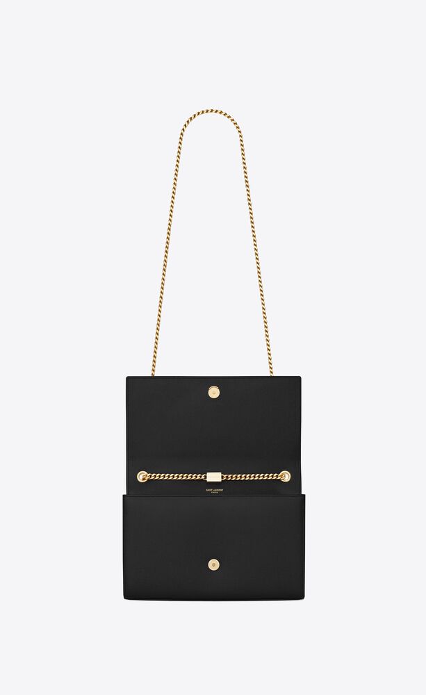 KATE MEDIUM CHAIN BAG IN GRAIN DE  POUDRE EMBOSSED LEATHER